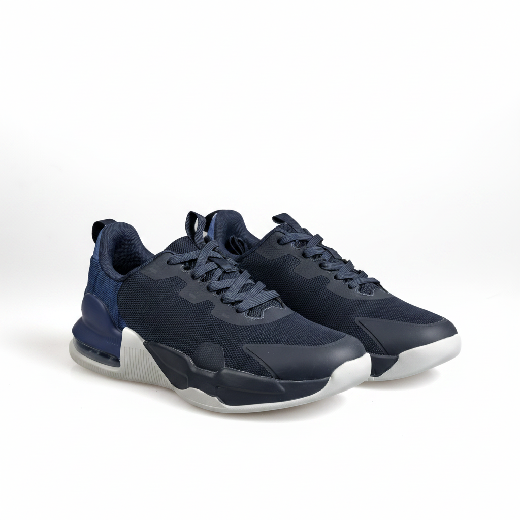 BL516-2 Men's Classic Low-Top Sneakers - Navy