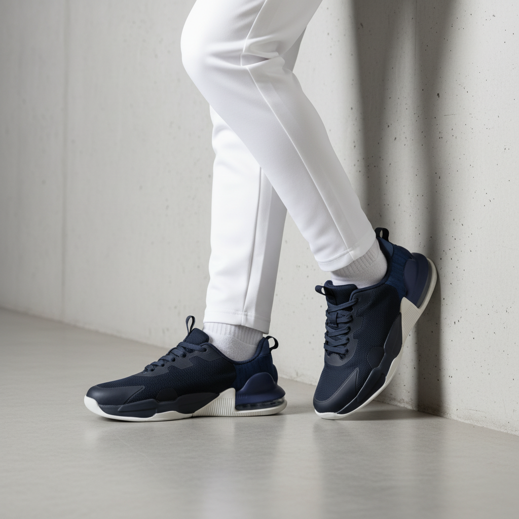 BL516-2 Men's Classic Low-Top Sneakers - Navy