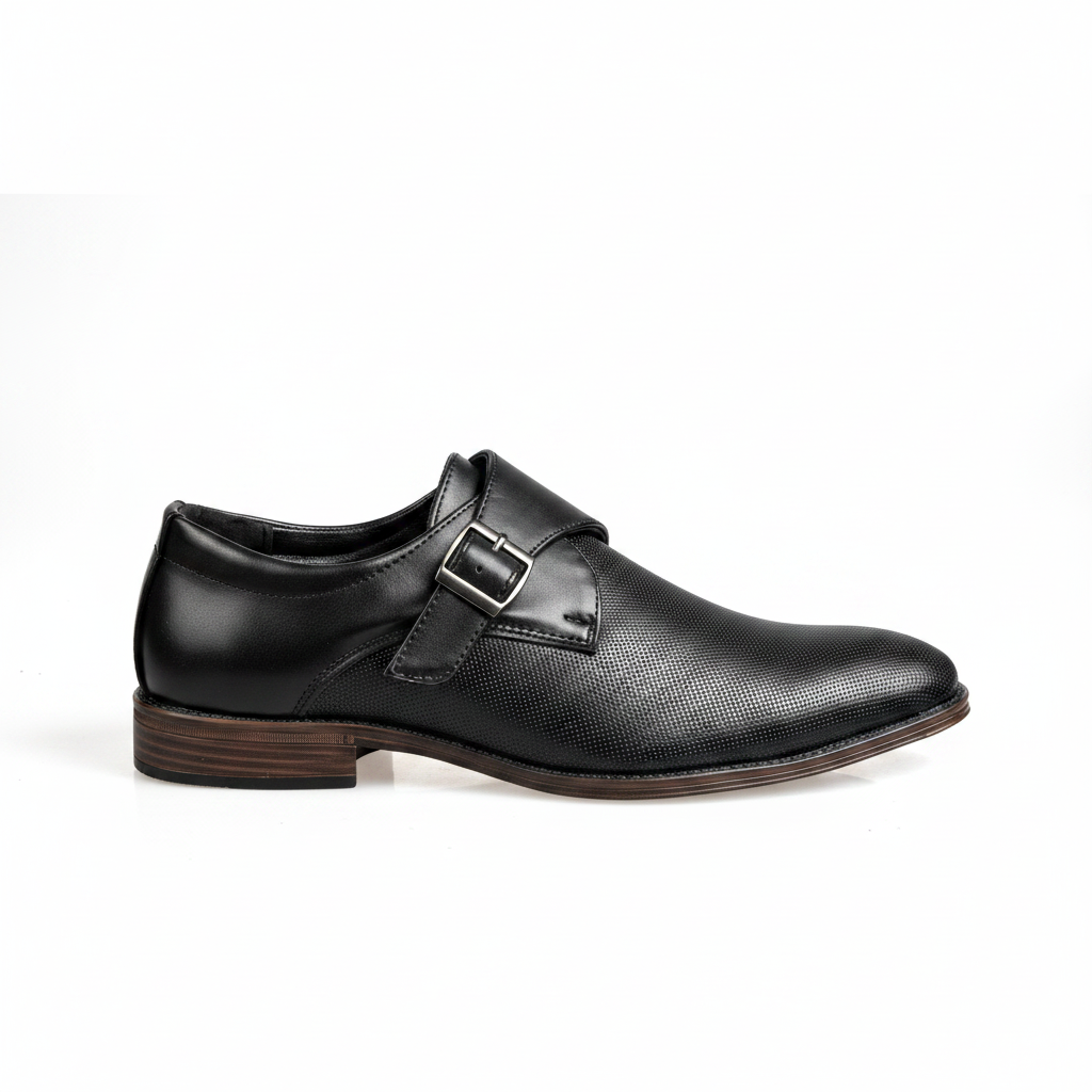 H038-1 Men's Business Casual Oxford Shoes - Black