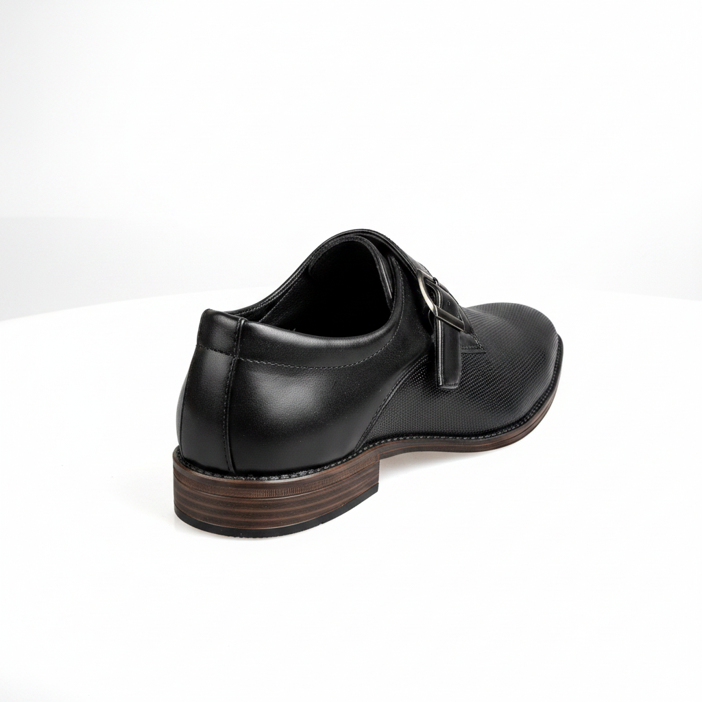 H038-1 Men's Business Casual Oxford Shoes - Black