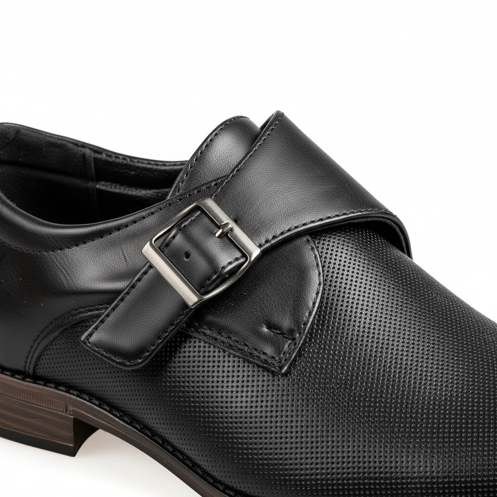 H038-1 Men's Business Casual Oxford Shoes - Black
