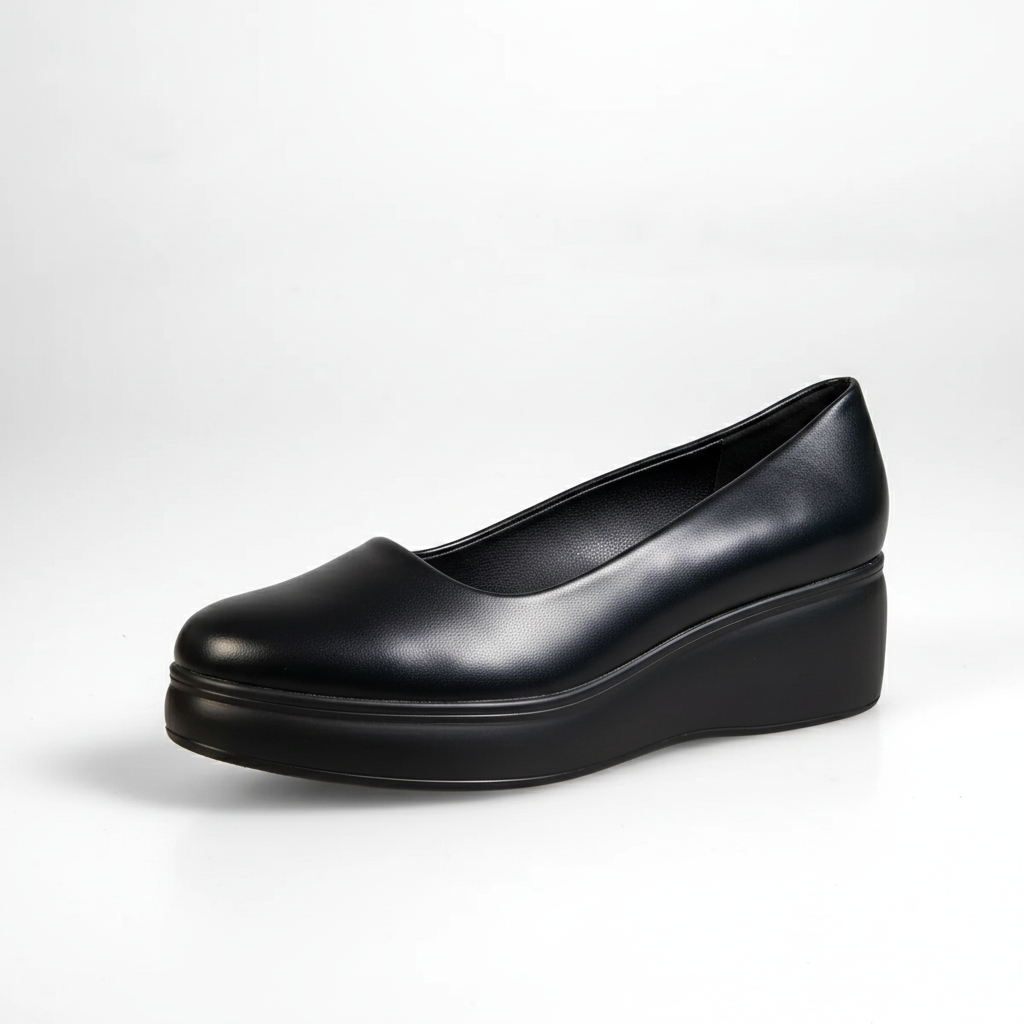 JK-801-1 Černé elegantní a univerzální dámské boty na každodenní nošení