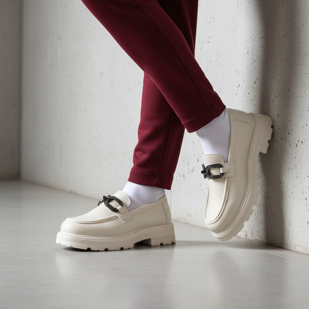 JK-970 Beige Women's Casual Shoes