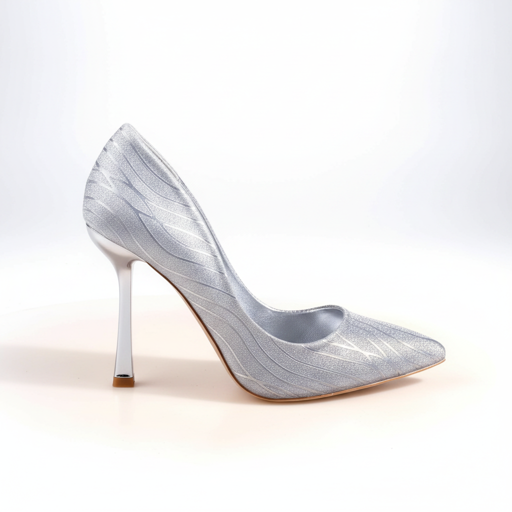 JK-973-1 Silver Women's High Heel Shoes