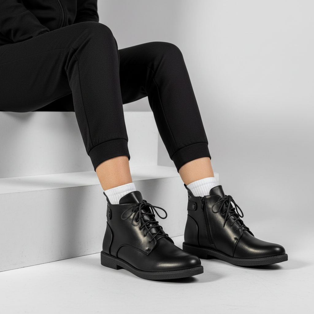 JK931 Black Women's Boots