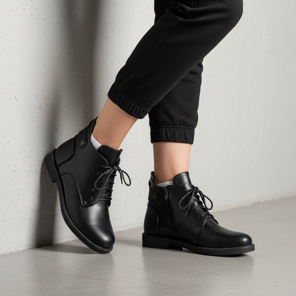 JK931 Black Women's Boots