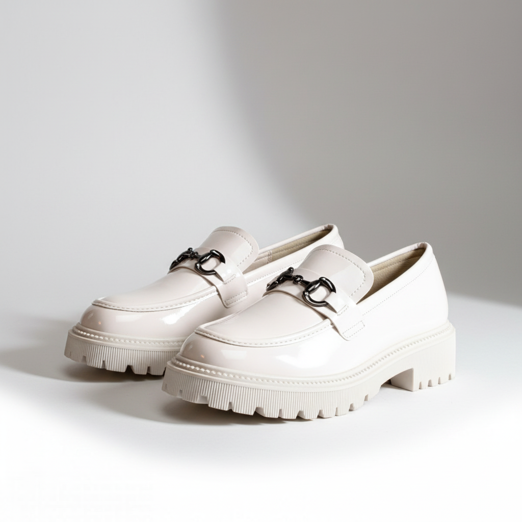 JK968 Pantofi casual pentru femei, culoare bej