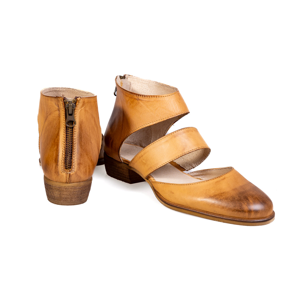 ATLANTA – Women’s Artisan Genuine Leather Cut-Out sandals