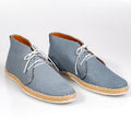 John 2 Blue – Men’s Perforated Genuine Leather Desert Boots