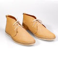 John 2 Cream – Men’s Perforated Genuine Leather Desert Boots