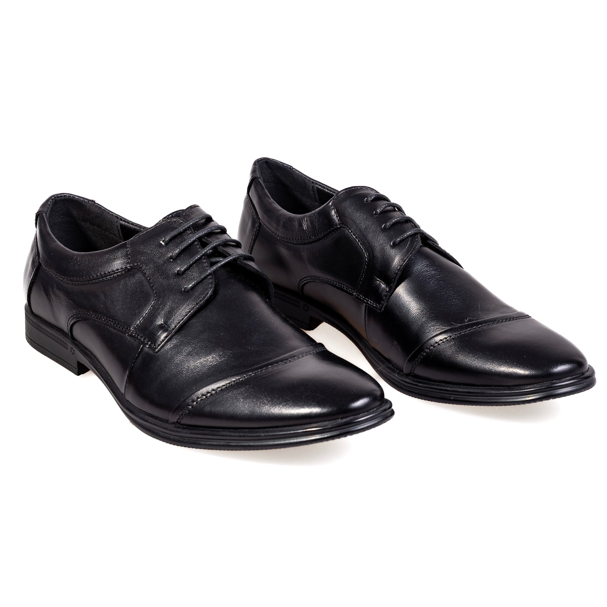 H035-1 Black – Premium Men’s Genuine Leather Formal Shoes