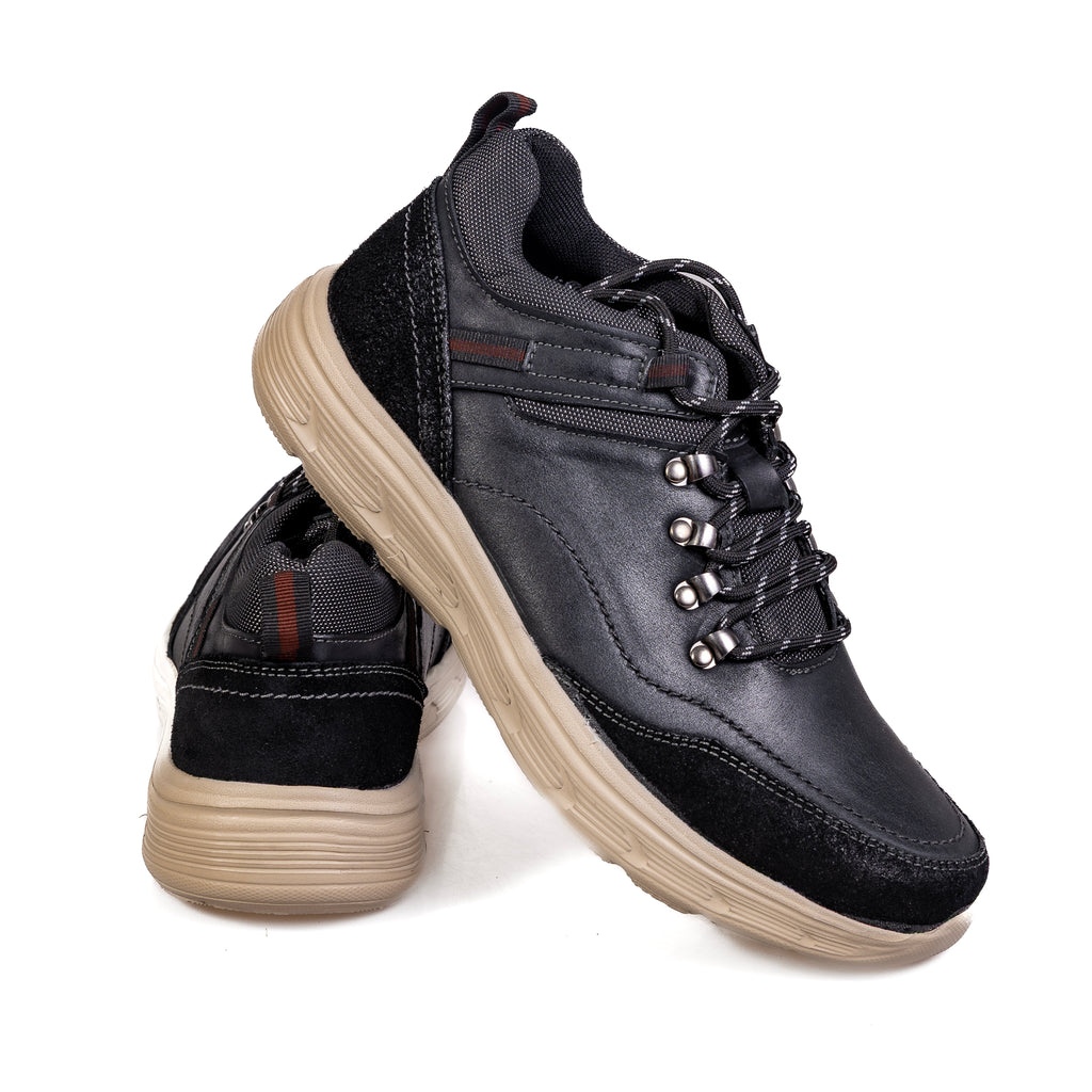 K362-1 Black – Premium Men’s Genuine Leather Everyday Shoes