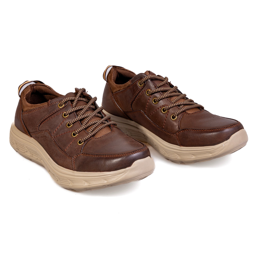K367-2 Coffee – Premium Men’s Genuine Leather Everyday Shoes