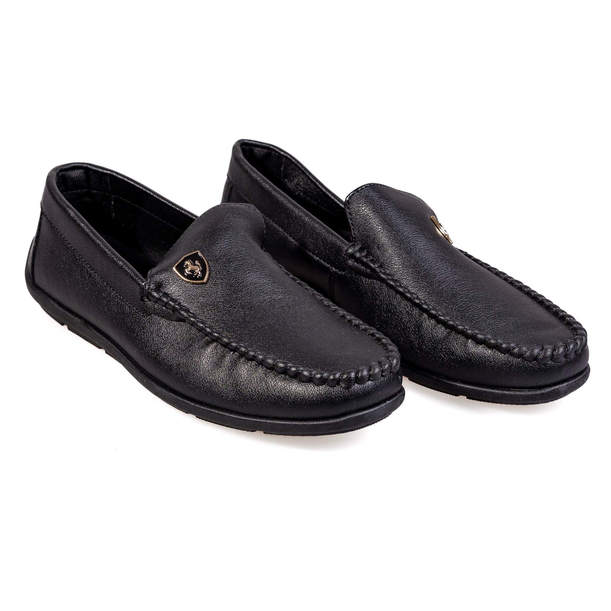 S599-1 Black – Stylish Men’s High-Class Eco-Suede Shoes