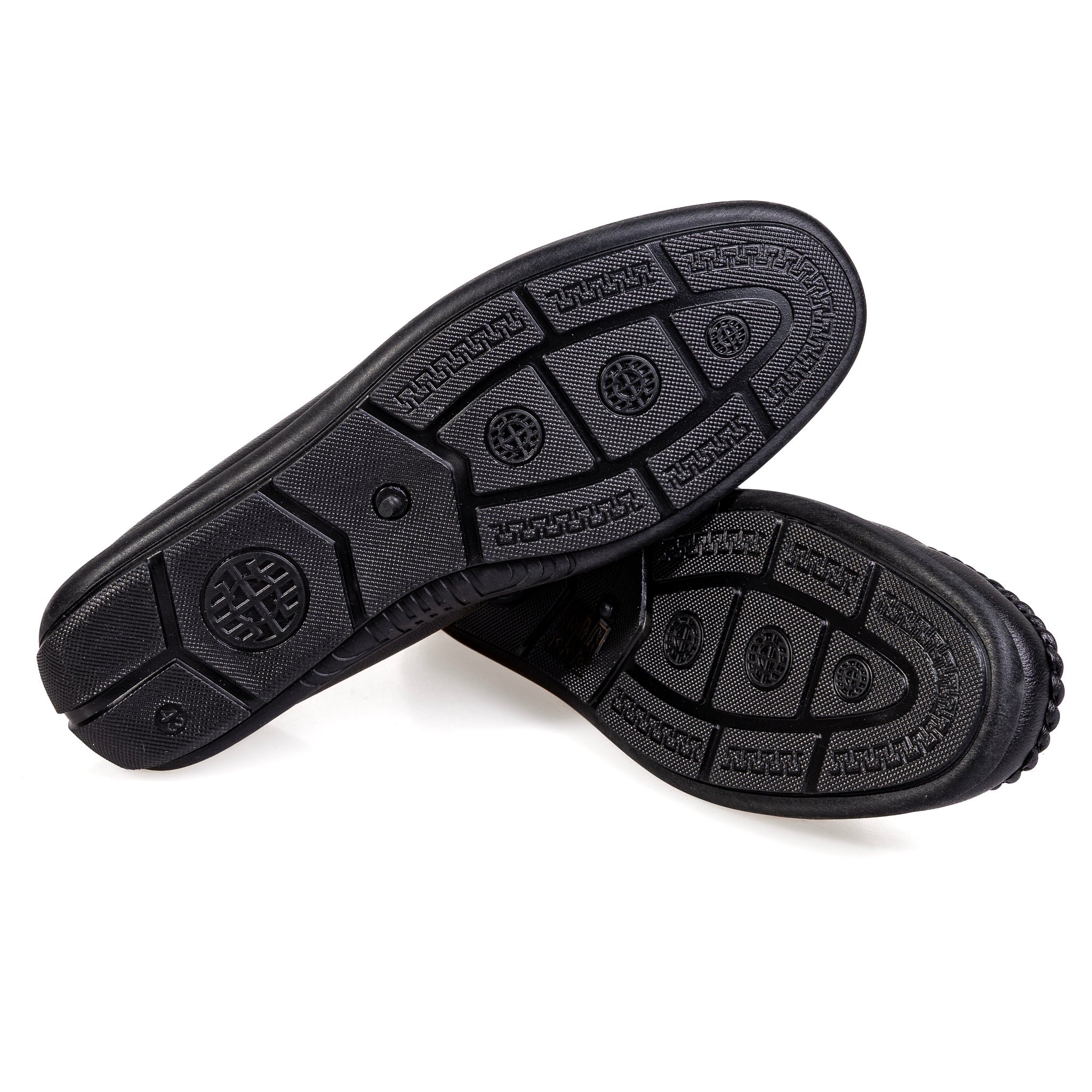 S599-1 Black – Stylish Men’s High-Class Eco-Suede Shoes