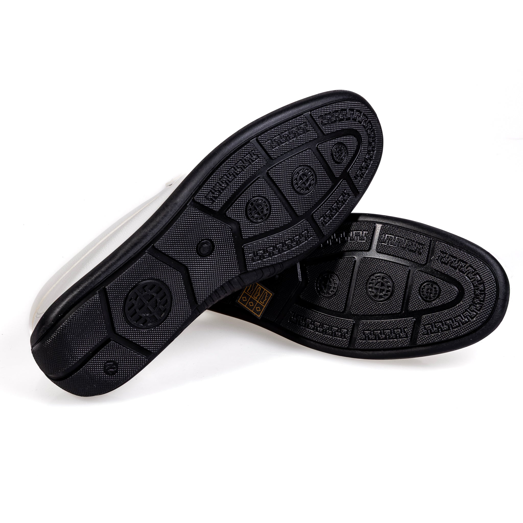 S599-2 White – Stylish Men’s High-Class Eco-Suede Shoes