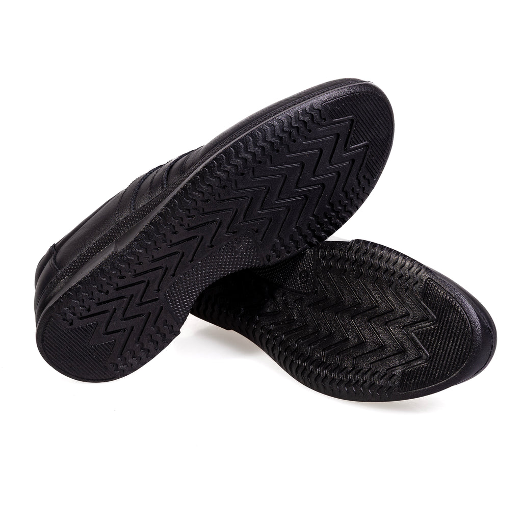 7021 Black – Premium Men’s Genuine Leather Everyday Shoes