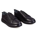 7049 Black – Premium Men’s Genuine Leather Everyday Shoes