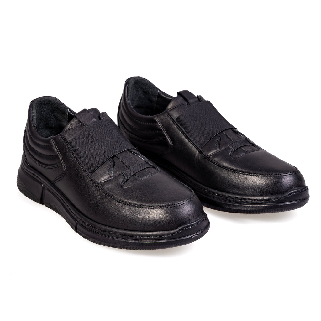 7048 Black – Premium Men’s Genuine Leather Everyday Shoes