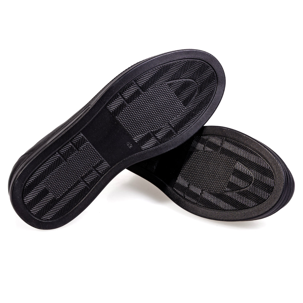 7050 Black – Premium Men’s Genuine Leather Everyday Shoes