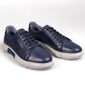 7044 Blue – Premium Men’s Genuine Leather Everyday Shoes