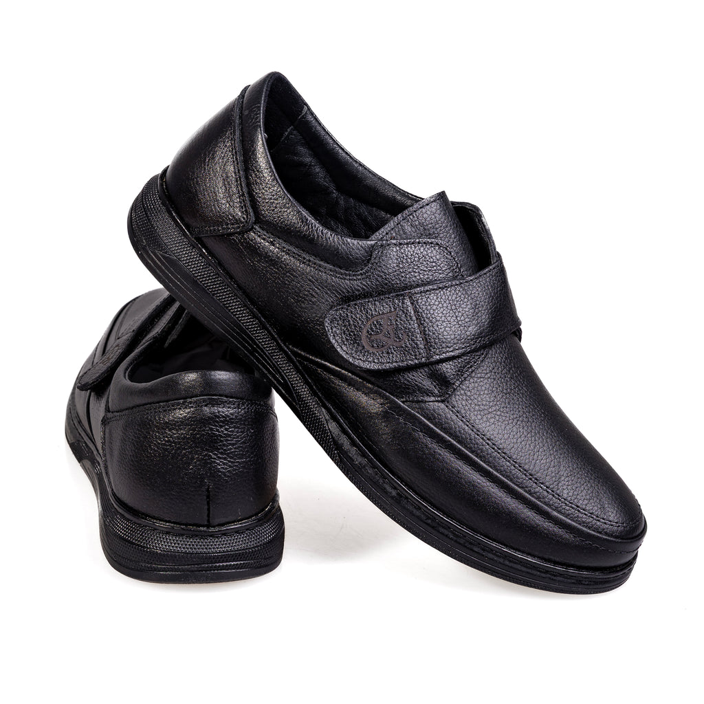 7015 Black – Premium Men’s Genuine Leather Everyday Shoes