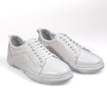 7036 White – Premium Men’s Genuine Leather Everyday Shoes