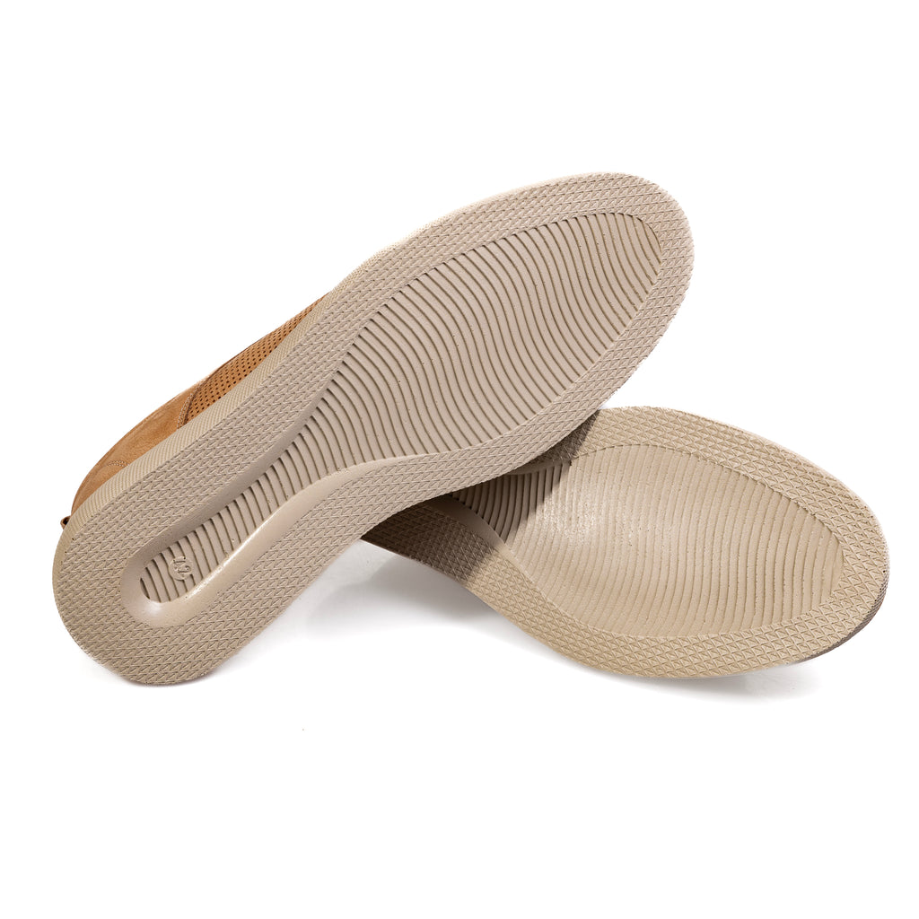 7045 Beige – Premium Men’s Genuine Leather Everyday Shoes