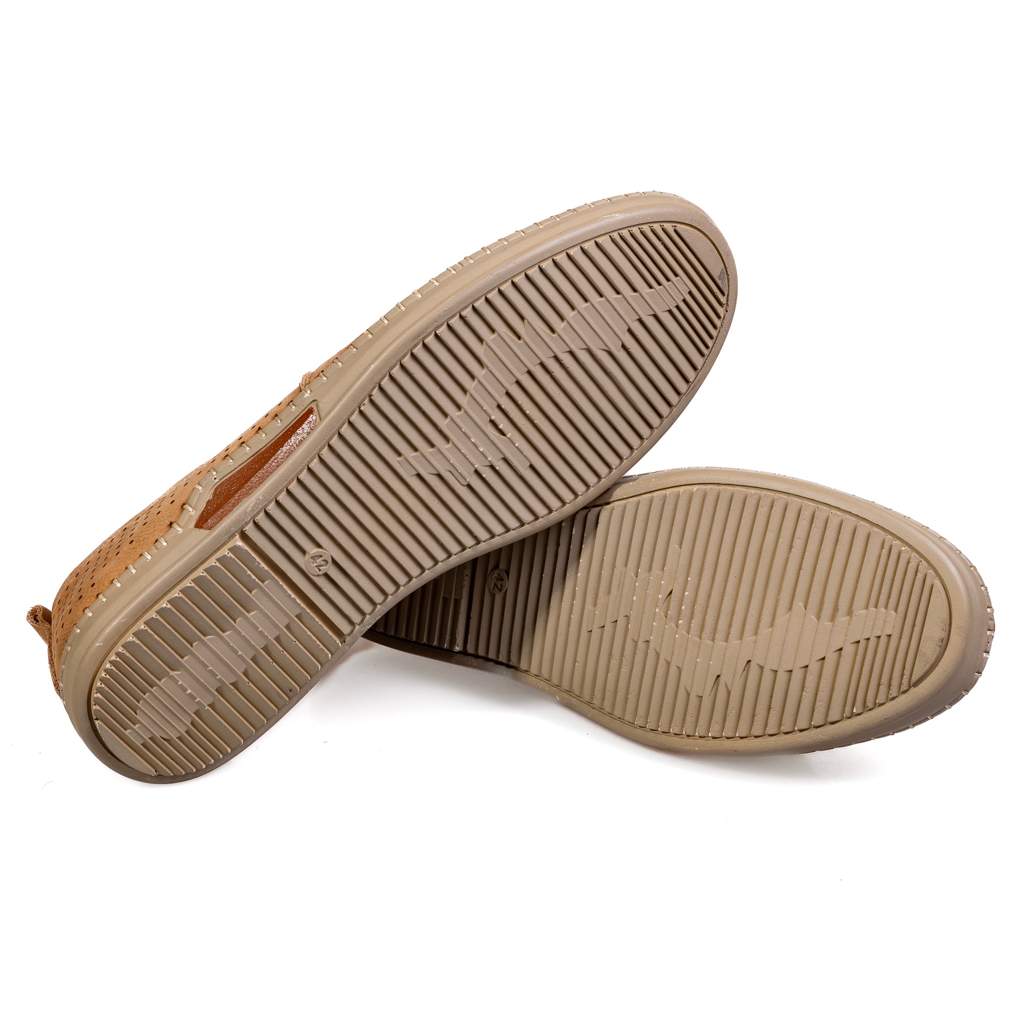 7007 Beige – Premium Men’s Genuine Leather Everyday Shoes