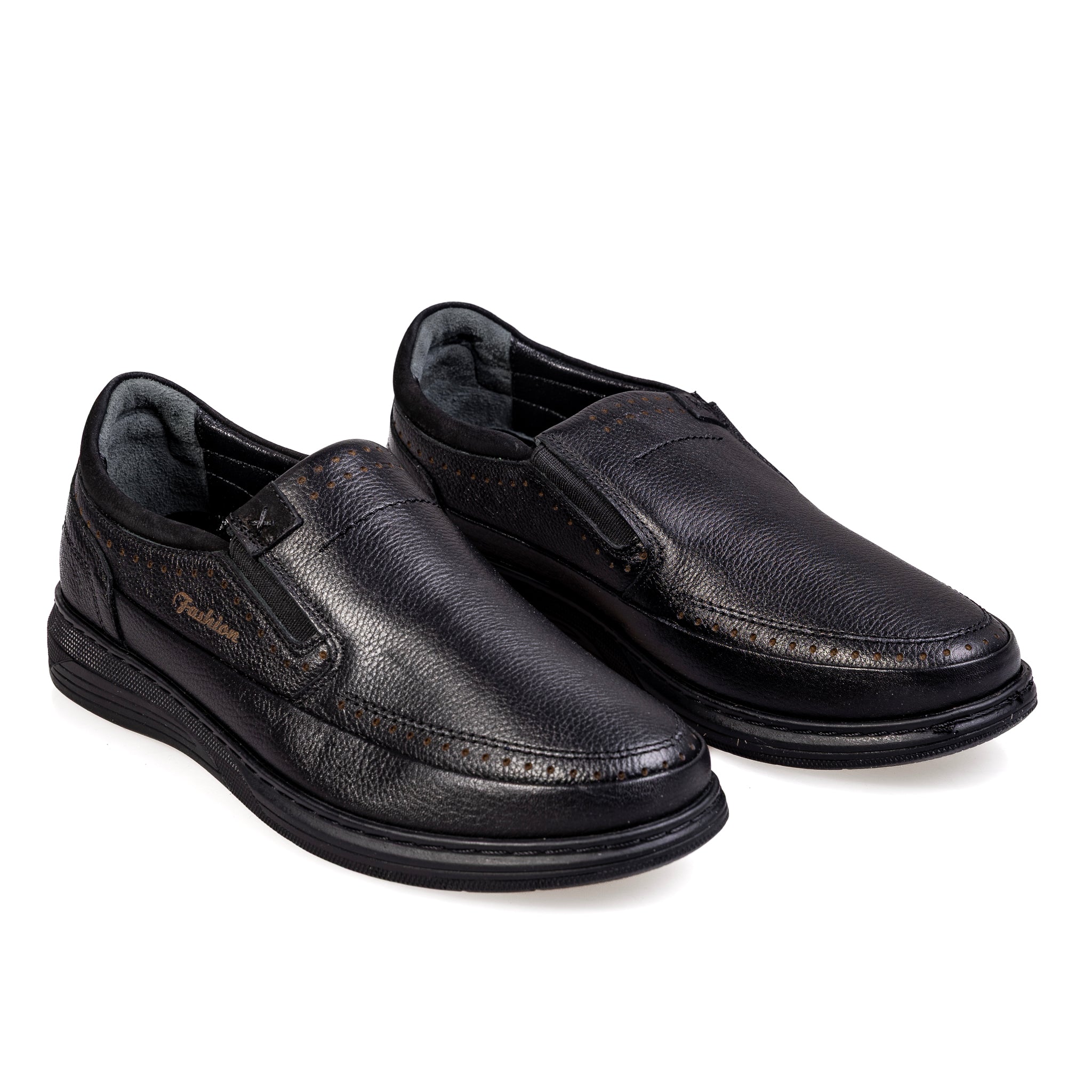 3003 Black – Premium Men’s Genuine Leather Everyday Shoes
