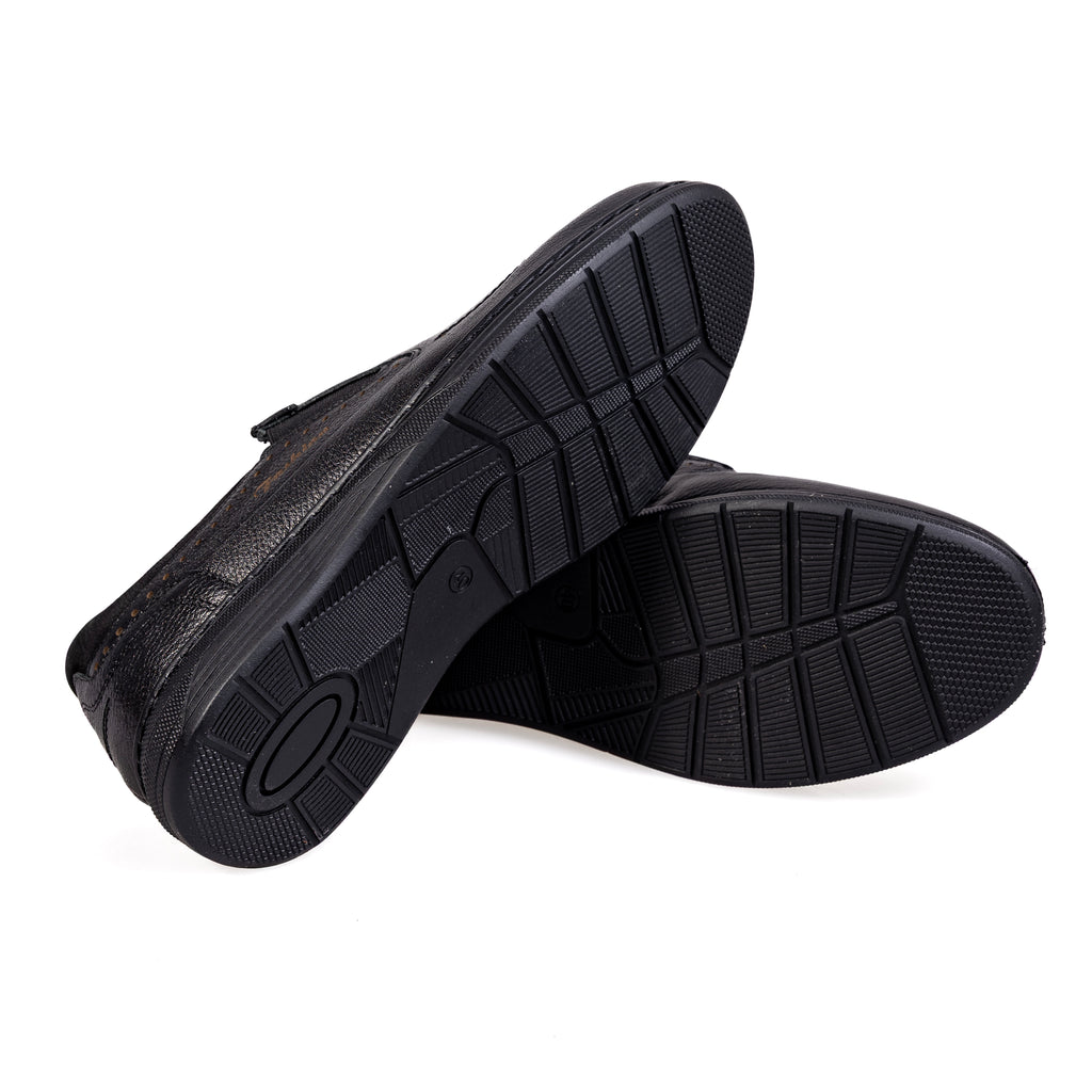 3003 Black – Premium Men’s Genuine Leather Everyday Shoes