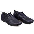 5103 Navy Blue – Premium Men’s Genuine Leather Everyday Shoes