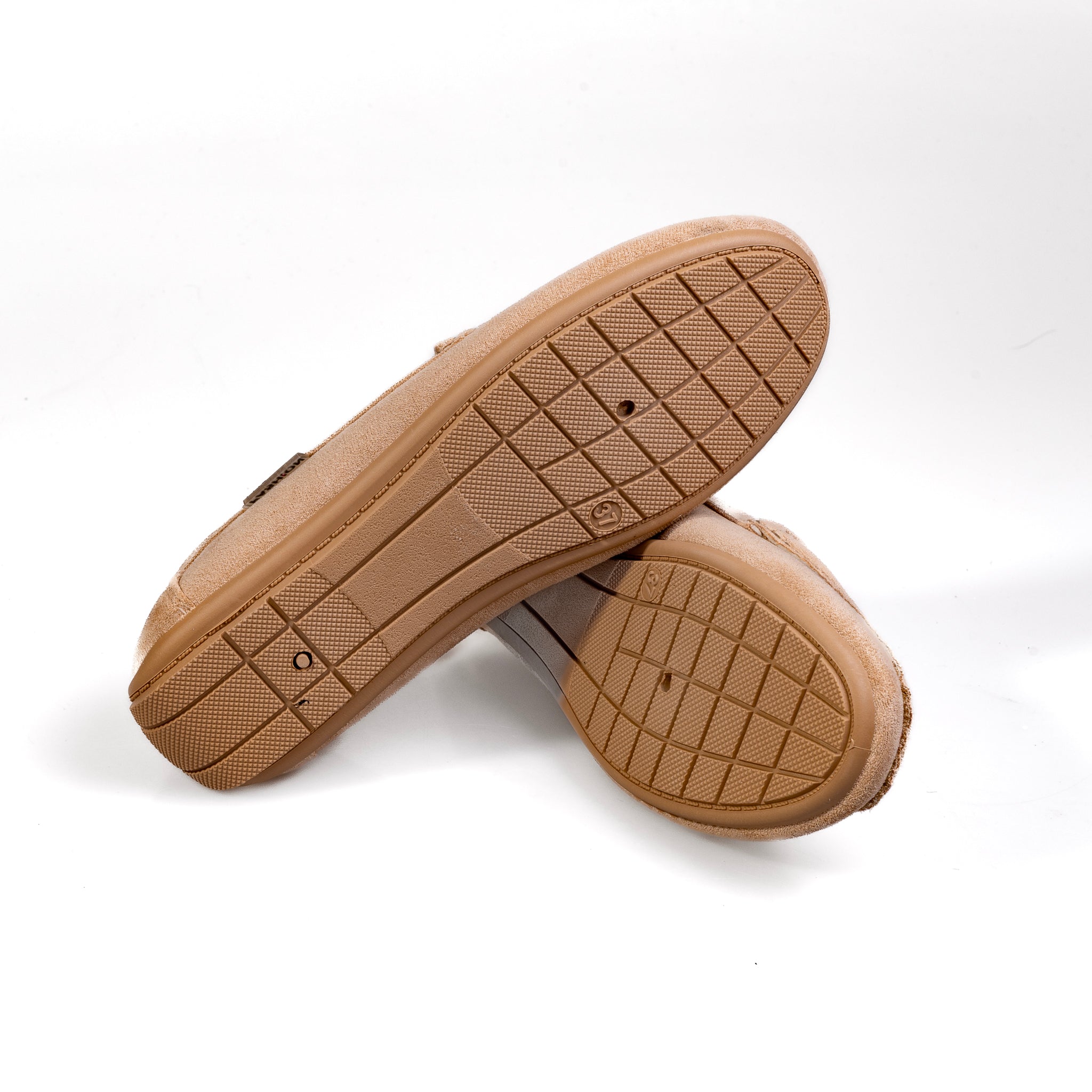 A5620-2 Bézs – Női kényelmes szarvasbőr loafer