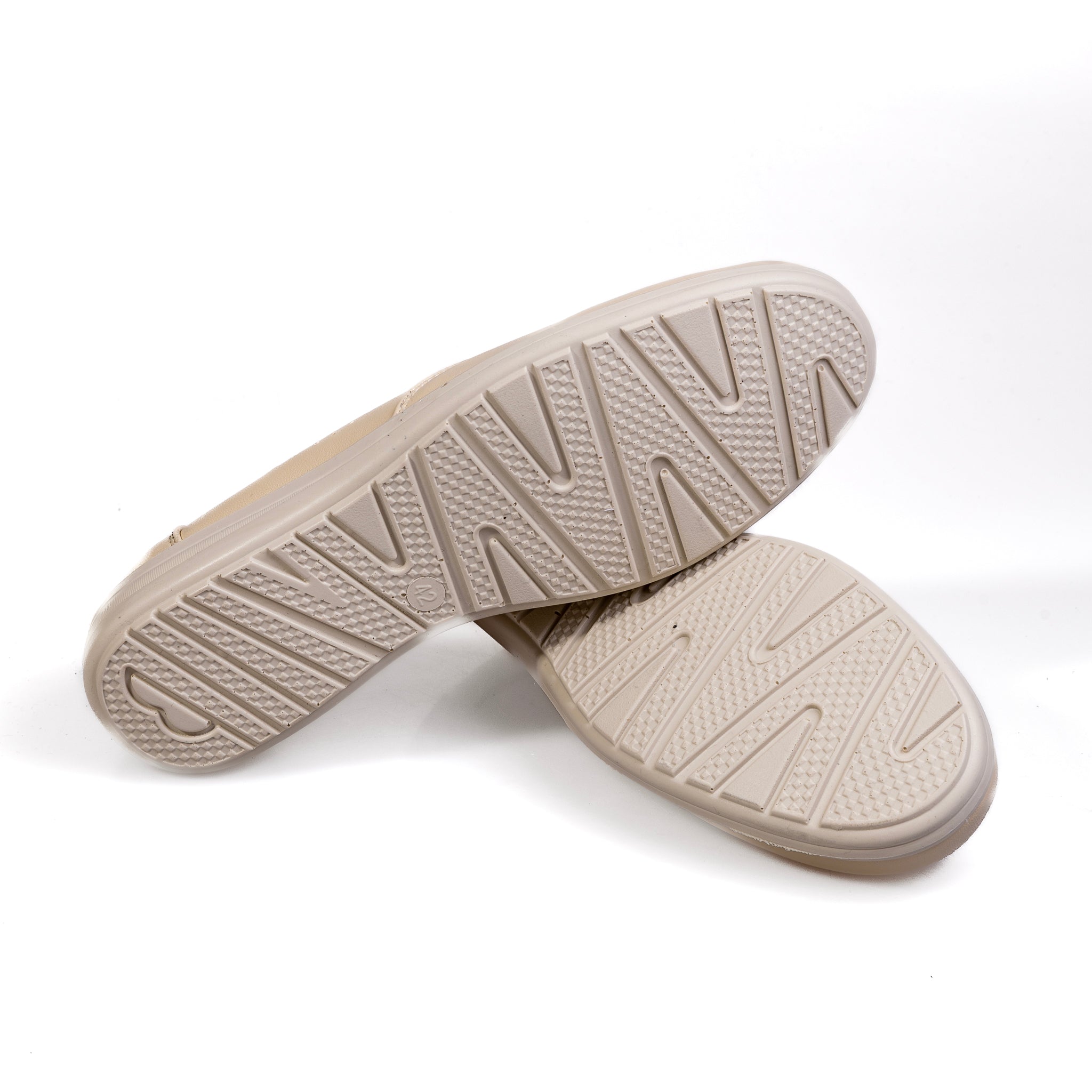 S566-2 Beige – Elegant Women’s Perforated Eco-Leather Shoes