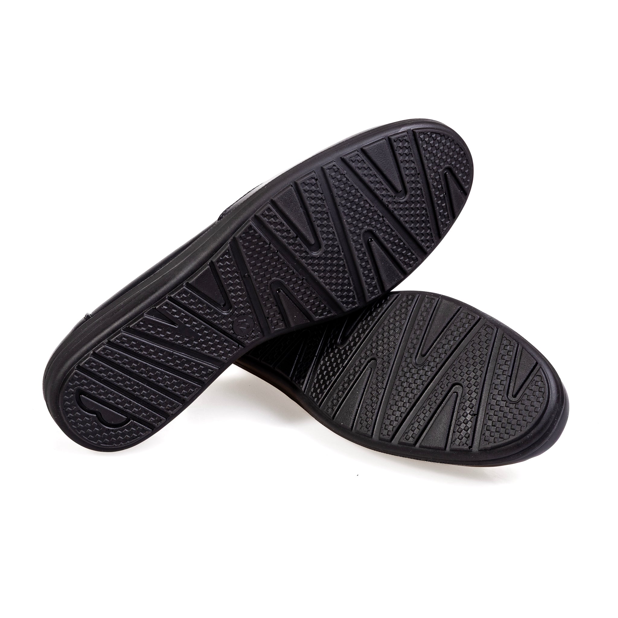 S566-1 Black – Chic Contrast Women’s Eco-Leather Shoes