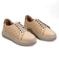 050 Beige – Women’s Urban Genuine Leather Sneakers