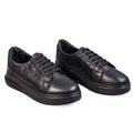 050 Black – Women’s Urban Genuine Leather Sneakers