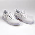 040 White – Premium Women’s Genuine Leather Everyday Shoes