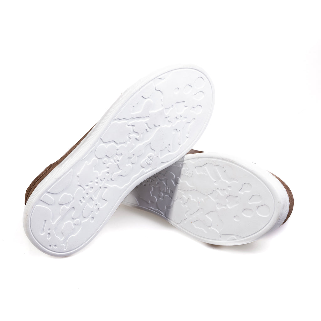 011 Brown – Women’s Premium Genuine Suede Sneakers