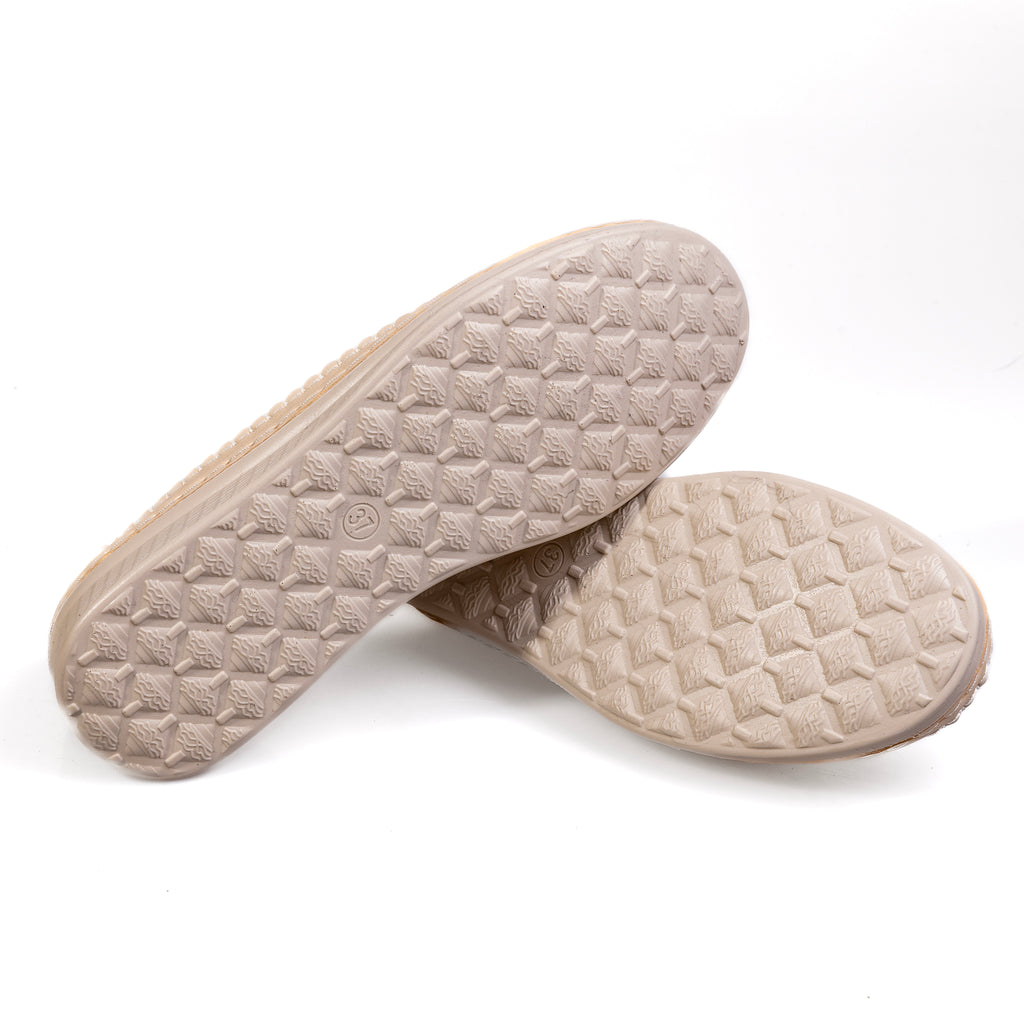 K350-3 Beige – Stylish Women’s Lightweight Textile Everyday Shoes