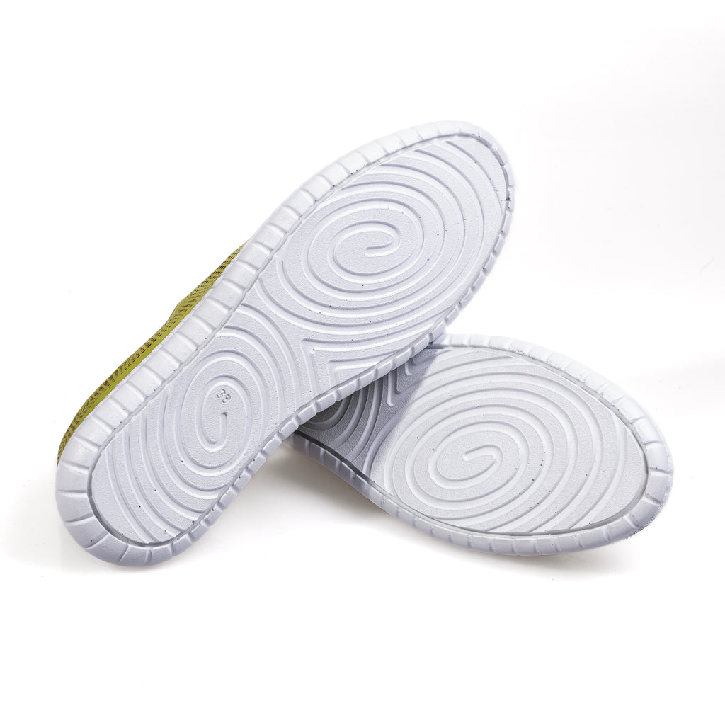 032 Green – Premium Women’s Genuine Leather Everyday Shoes