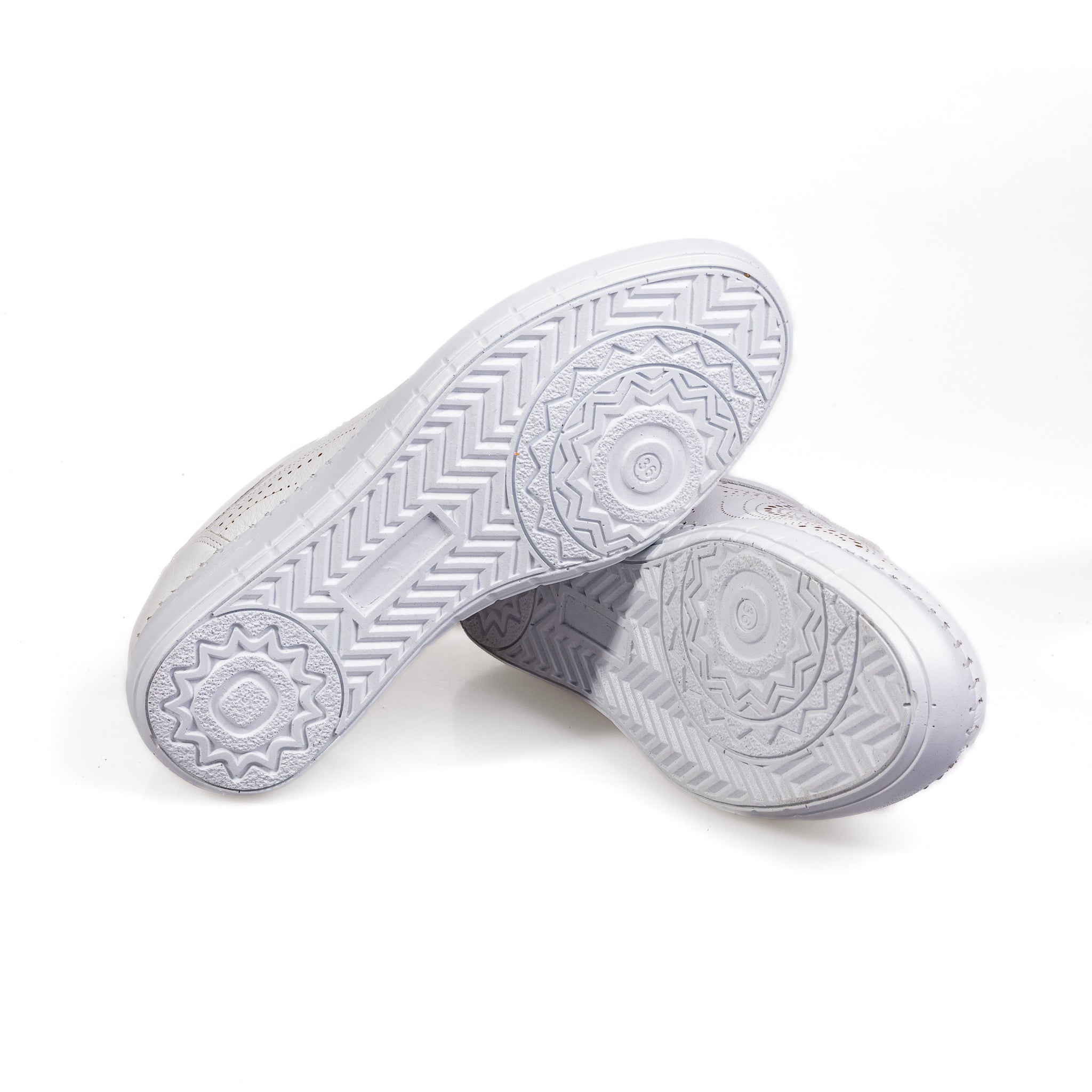 030 White – Premium Women’s Genuine Leather Everyday Shoes