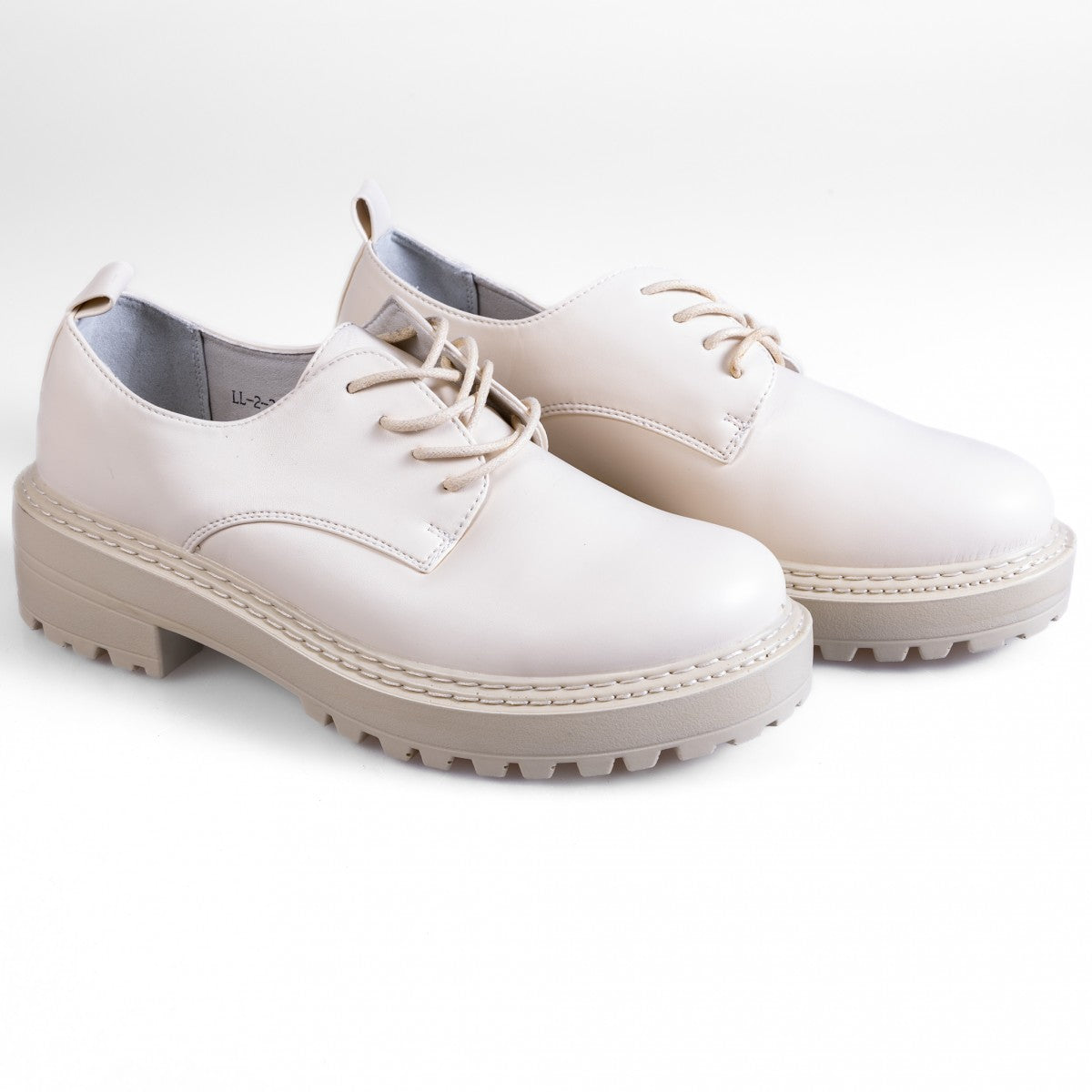 LL-2-2 Béžové dámské volnočasové boty