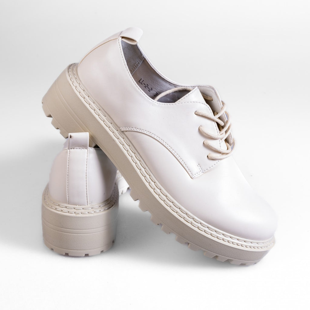 LL-2-2 Béžové dámské volnočasové boty