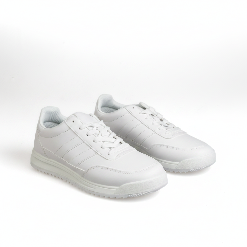 AN6047-3 Pánské sportovní boty Triple White