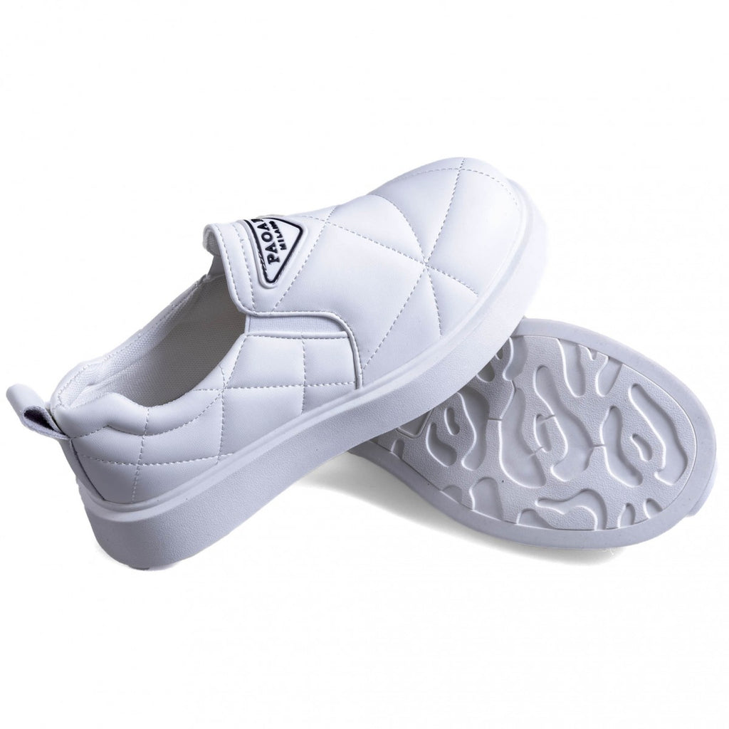 N205-2 Bílé dámské volnočasové boty