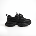 N2203-1 Adidași cu platformă și finisaj lucios pentru femei – Negru