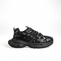 N2205-1 Adidași sport pentru femei, cu talpă joasă și platformă – Negru