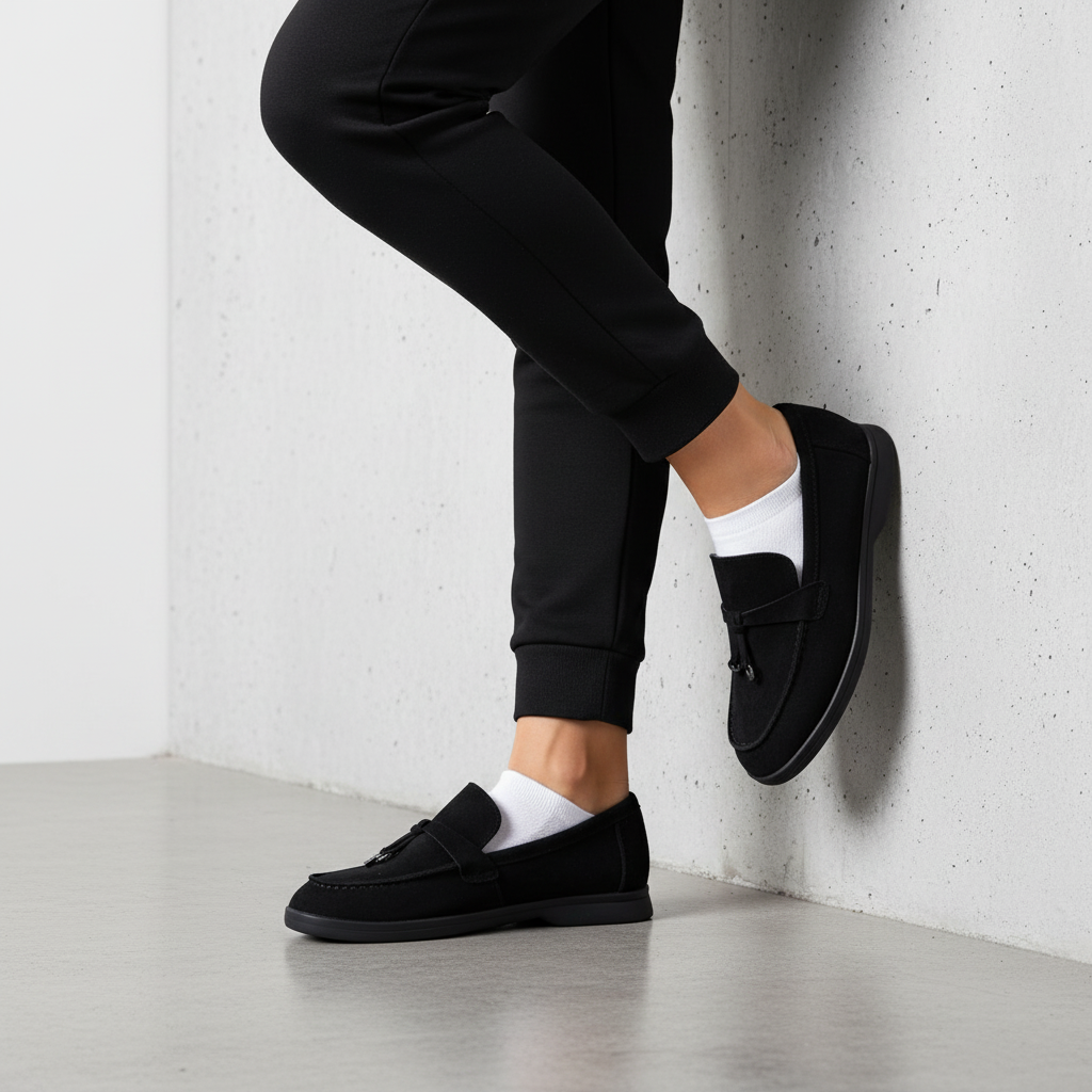 N225-1 Black Women's Casual Shoes