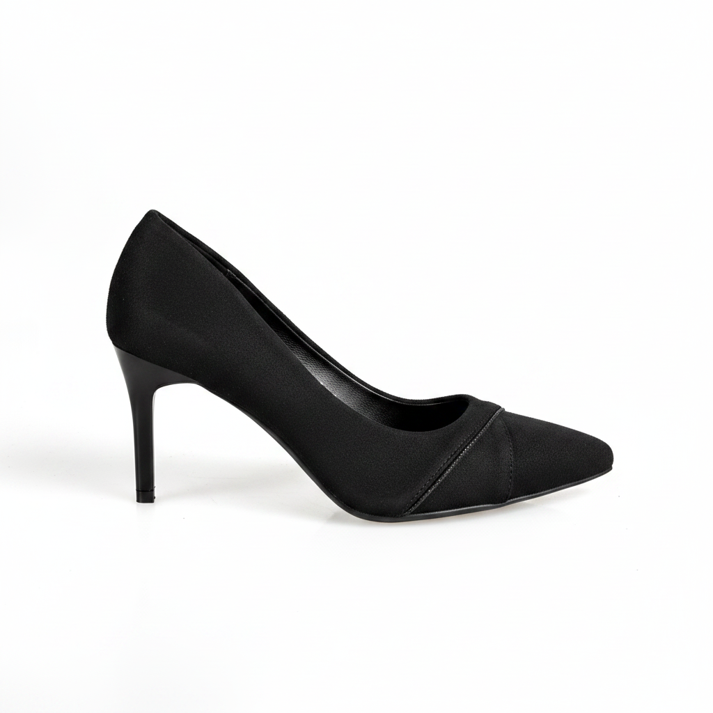 N277-3 Pantofi eleganți cu vârf ascuțit și toc stiletto pentru femei – bej